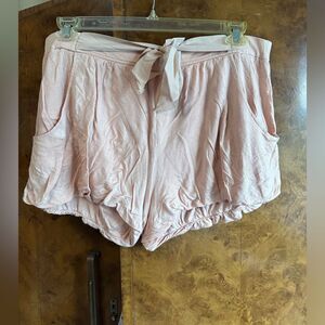 Blush pink shorts